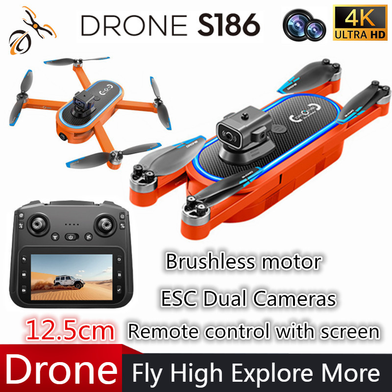 Drone Controller Screen - 2025 S186 Drone profesional 4K HD