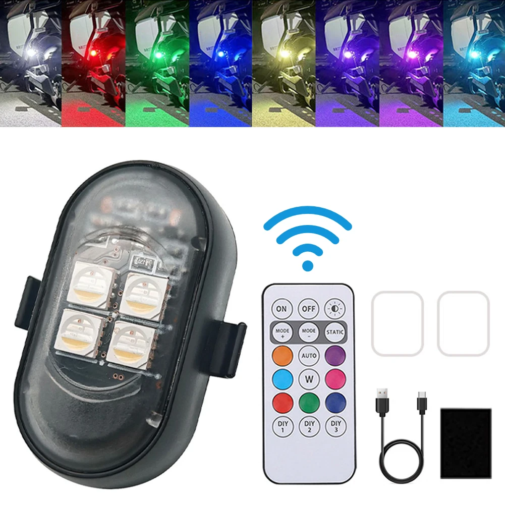 Drone Strobe Light - Luces de advertencia recargables por USB,