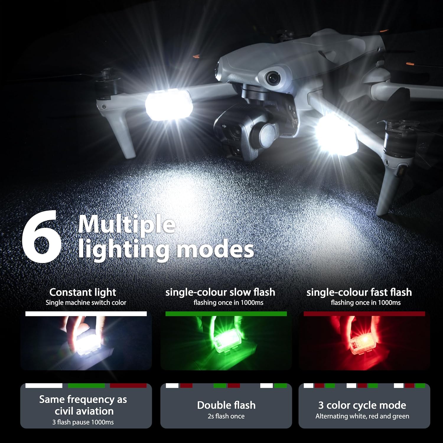 STARTRC Drone luz estroboscópi - Drone Strobe Light reseña y precio