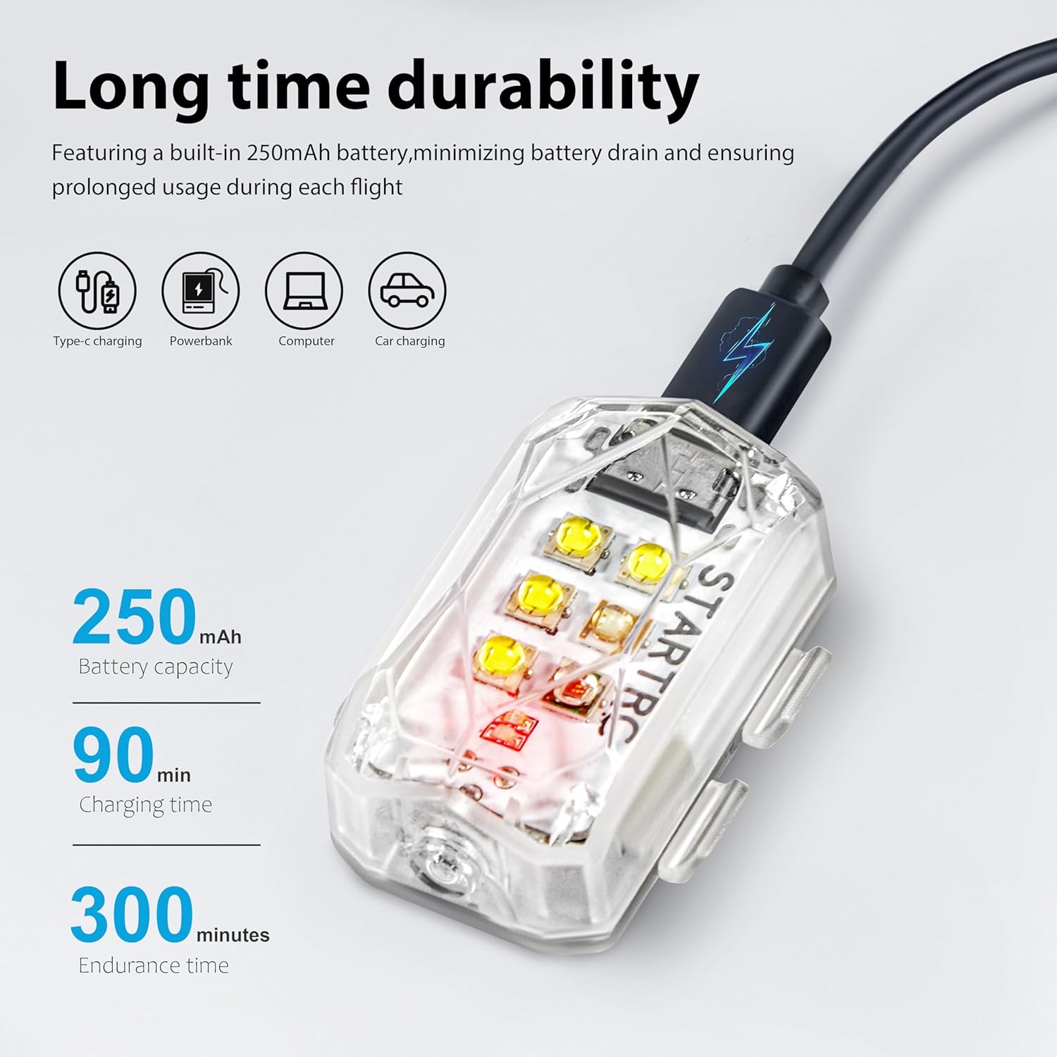 STARTRC Drone luz estroboscópi - Drone Strobe Light reseña y precio