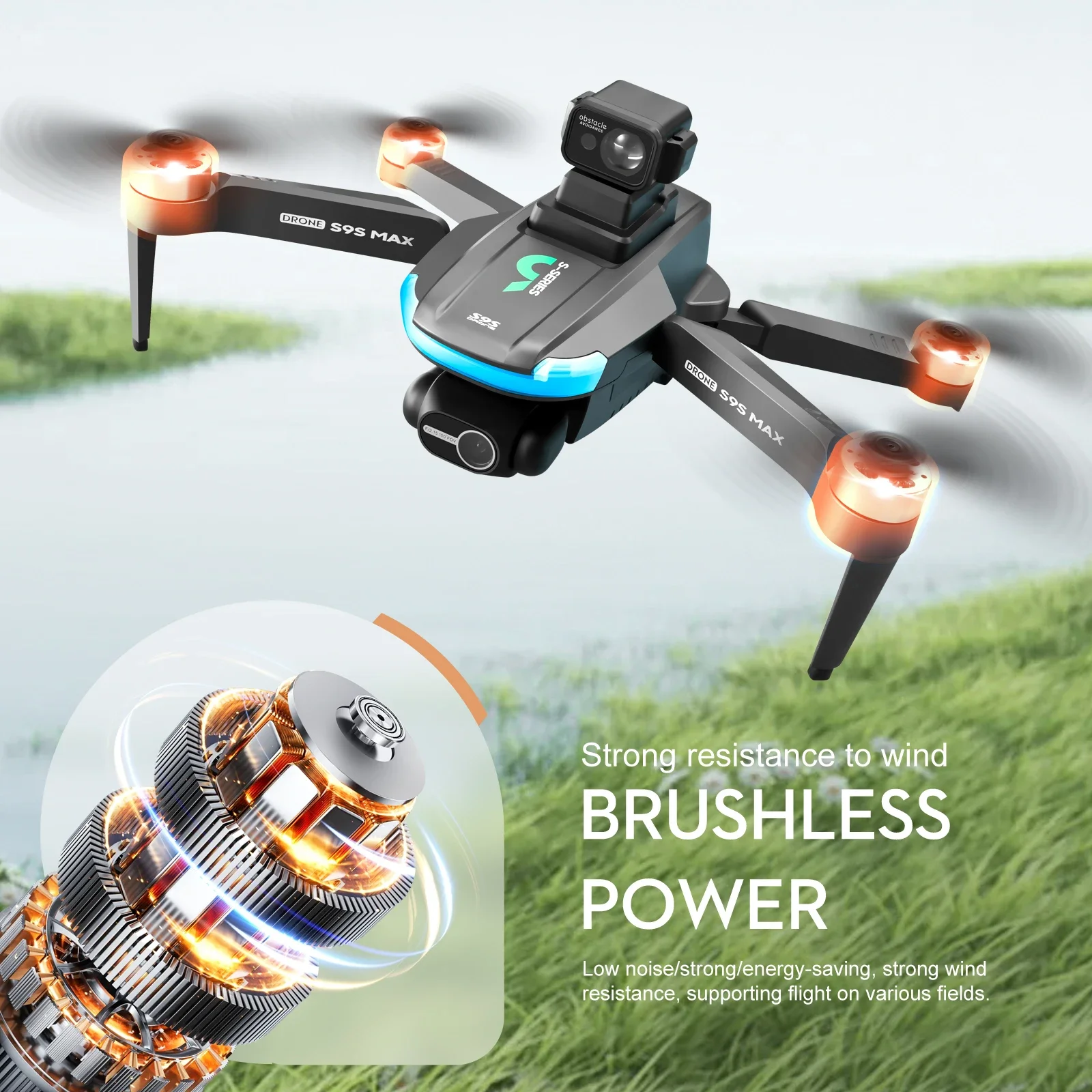 Nuevo S9S MAX MINI Drone 4K 2  - Drone Controller Screen reseña y precio
