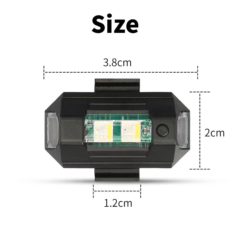 Luces para motocicleta, luz es - Drone Strobe Light reseña y precio