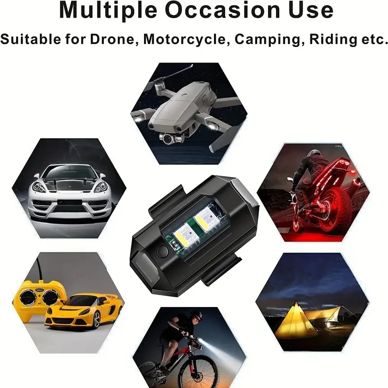 Mini luz LED de advertencia an - Drone Strobe Light reseña y precio