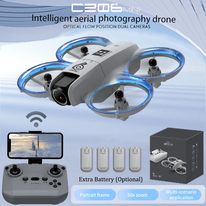 CZ06 Mini RC Quadcopter Drone  - Drone Controller Screen reseña y precio