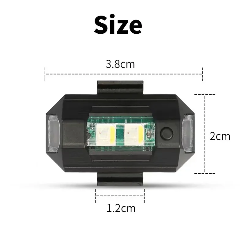 Luces para motocicleta, luz es - Drone Strobe Light reseña y precio